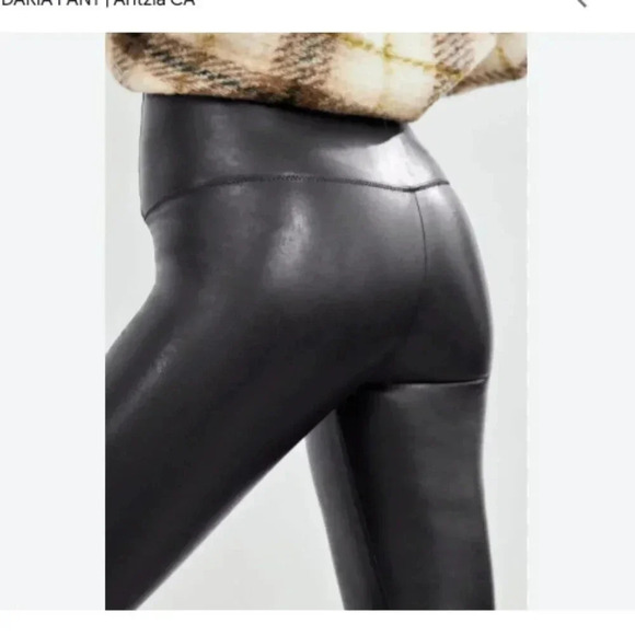 Aritzia Wilfred Free - Black Faux Leather Daria Leggings - CXSmall - Picture 2 of 7